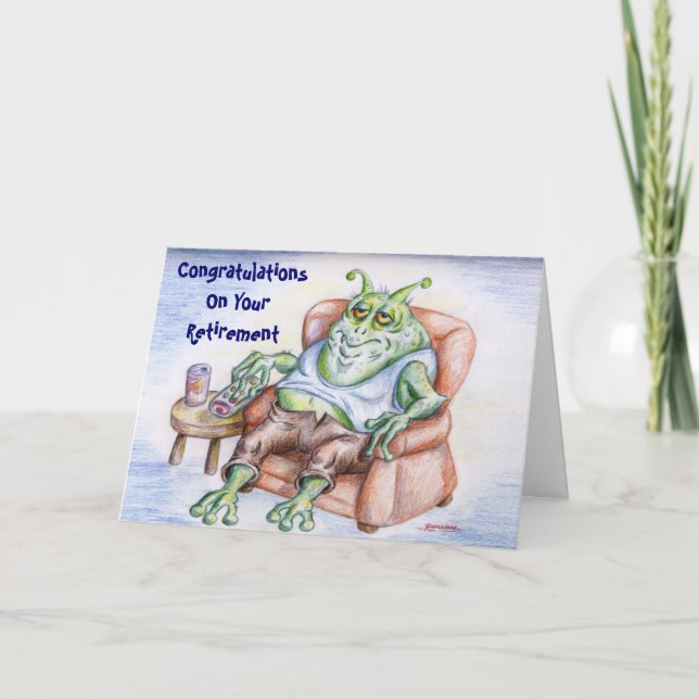 Tired and Retired Card (Front)