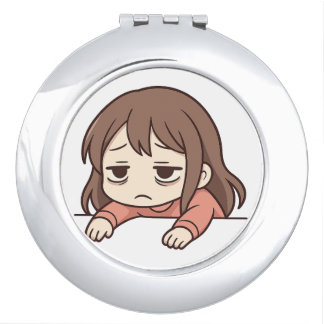 Tired and TIred Compact Mirror
