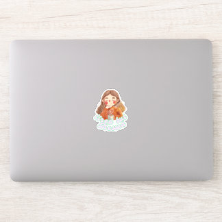 Tired but Blessed | Cute Mom Life Sticker