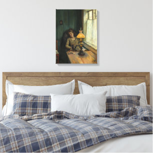 Tired   Christian Krohg   Canvas Print