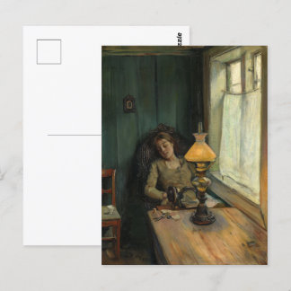 Tired | Christian Krohg | Postcard