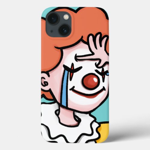 Tired Clown iPhoneiPad Case _ Fun Gifts