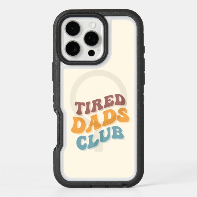 Tired Dads Club Funny Otterbox iPhone Case (Back)