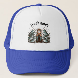 Tired Fisherman Fishing Cap