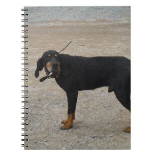 Tired Hunting Dog Notebook