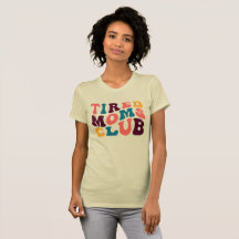 Tired Moms Club Groovy Retro Summer Vibes Beige