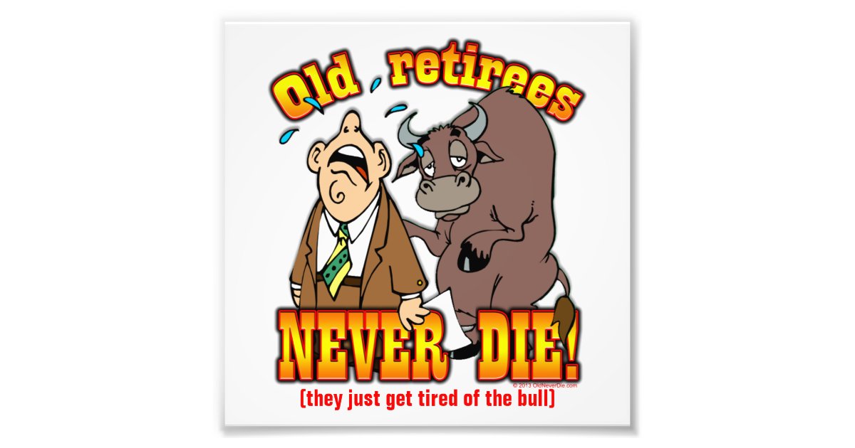 Tired of Bull Photo Print | Zazzle