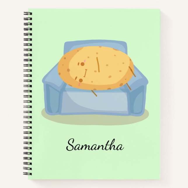 Tired Potato Notebook (Front)