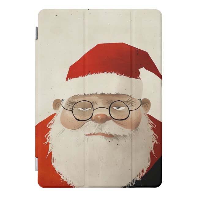 Tired Santa iPad Pro Cover (Front)