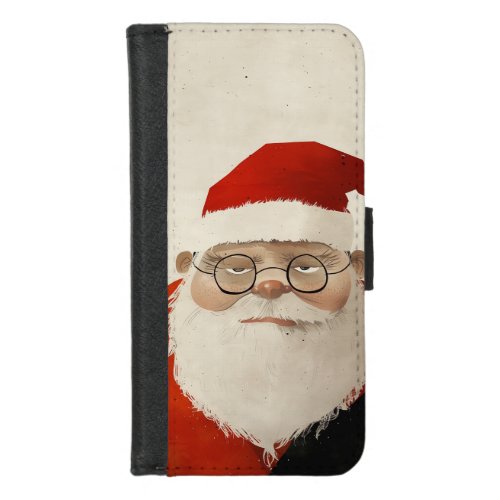 Tired Santa iPhone 87 Wallet Case