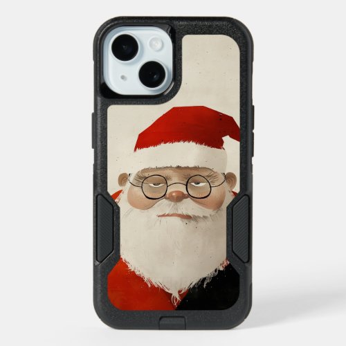 Tired Santa iPhone 15 Case