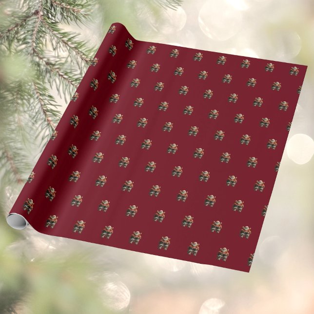 Tired Santa Wrapping Paper (Creator Uploaded)