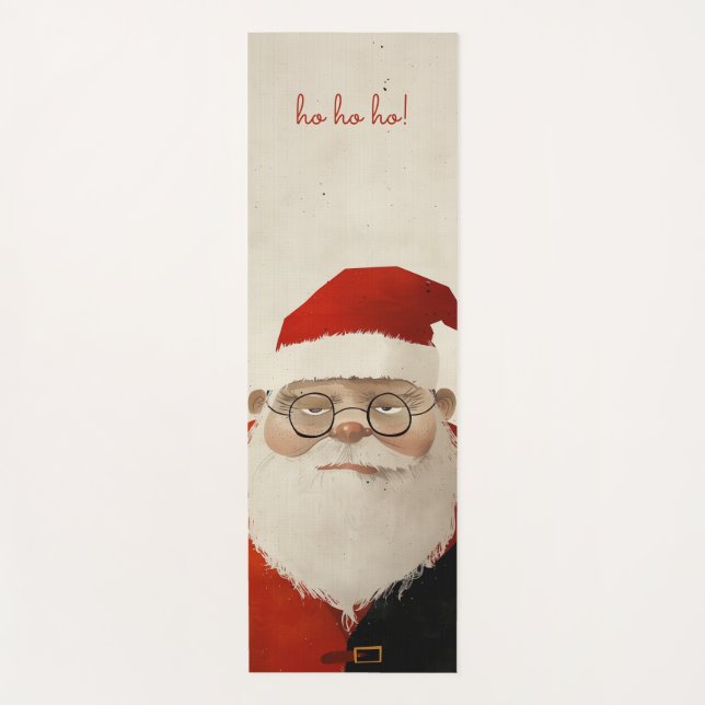 Tired Santa Yoga Mat (Front)