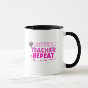 Tired Teachers Club Mug – Funny Teacher Gift