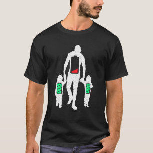 Tired Twin Dad Low Battery Full Charge T-Shirt