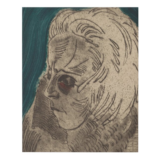 Tired Woman by Paul Klee Faux Canvas Print (Front)