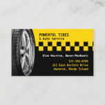 Tires Auto Repair Business Card at Zazzle