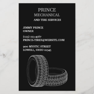 Tires Auto Repair Flyer