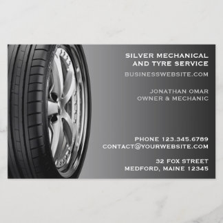 Tires Auto Repair Flyer