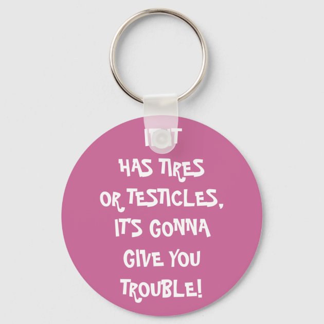 Keychain testicles deals