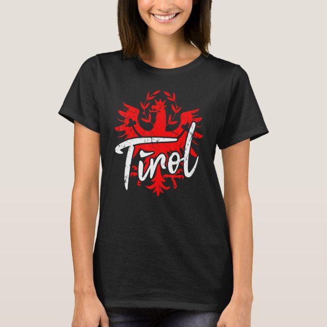 Tirol Tyrol Clothing Tyrolean Eagle Coat Of Arms R T-Shirt (Front)