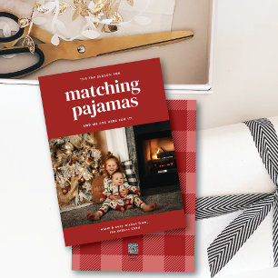 'Tis Cute Matching Pajamas Season One Photo Card