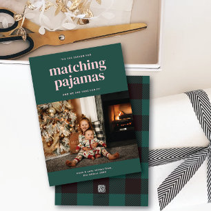 'Tis Cute Matching Pajamas Season One Photo Card