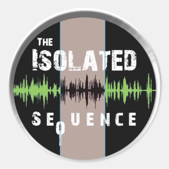 TIS Logo Color plain transparent Classic Round Sticker (Front)