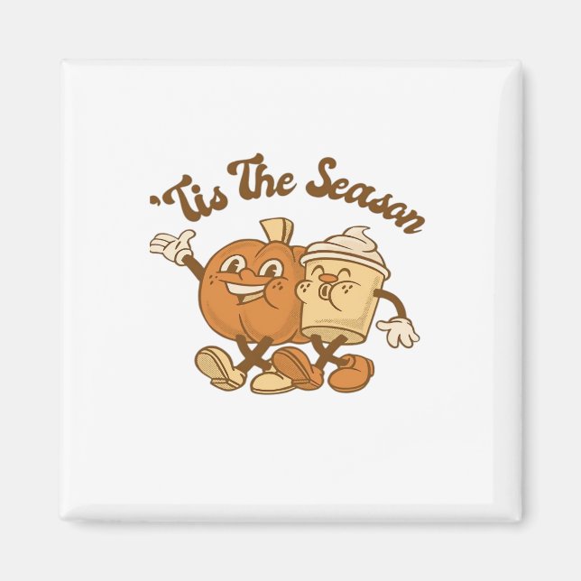 Tis Season Autumn It’s Fall Y’all Magnet (Front)