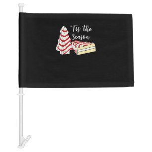 Tis Season Christmas Tree Costume Funny Graphic Car Flag