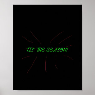 Tis Season Collection Graphic Minimal Clean Poster