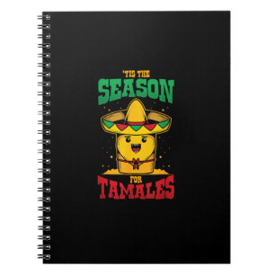 Tis Season For Tamales Mexican Christmas Holiday Notebook