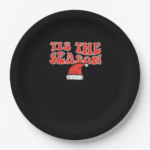Tis Season Skeleton Pumpkin Halloween Paper Plates