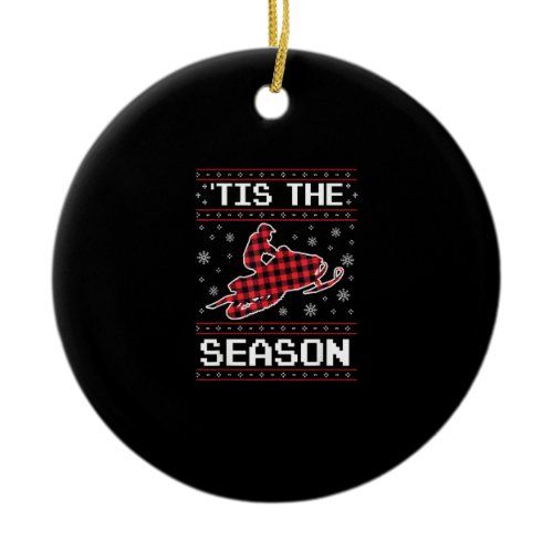 Tis Season Soccer Pumpkin Autumn Fall Thanksgiving Ceramic Ornament