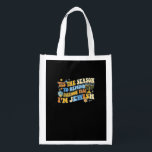 Tis Season To Everyone That Im Jewish Hanukkah Grocery Bag<br><div class="desc">Tis Season To Everyone That Im Jewish Hanukkah: A cheerful Hanukkah design celebrating Jewish holiday spirit. Perfect for lighthearted festive wear. Fun,  bright,  and proud.</div>