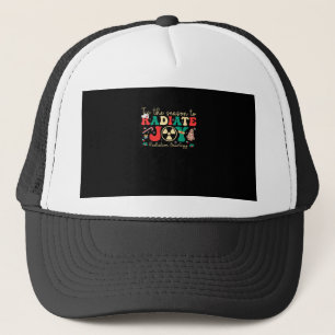 Tis Season To Joy Radiation Oncology Christmas Trucker Hat