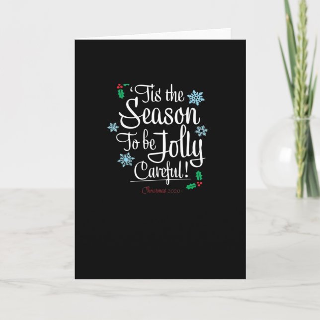 Tis Season To Saying Card (Front)