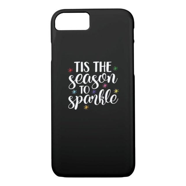 Tis Season To Sparkle Aesthetic Classic Case-Mate iPhone Case (Back)