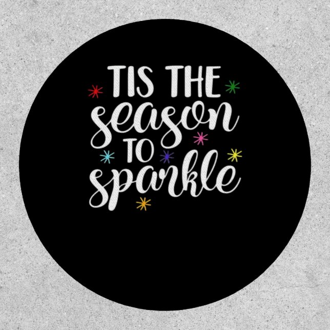 Tis Season To Sparkle Aesthetic Classic Patch (Front)