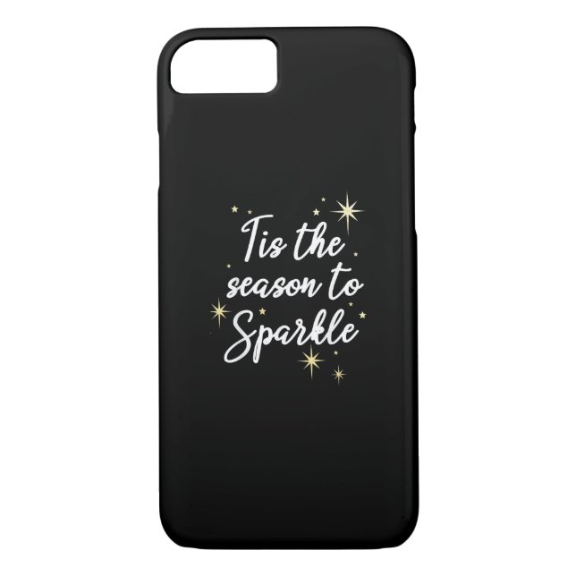 Tis Season To Sparkle Christmas Case-Mate iPhone Case (Back)