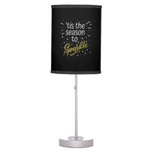 Tis Season To Sparkle Christmas Funny Table Lamp