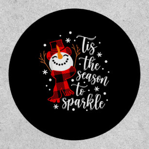 Tis Season To Sparkle Matching Family Patch