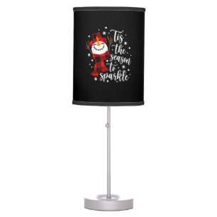 Tis Season To Sparkle Matching Family Table Lamp