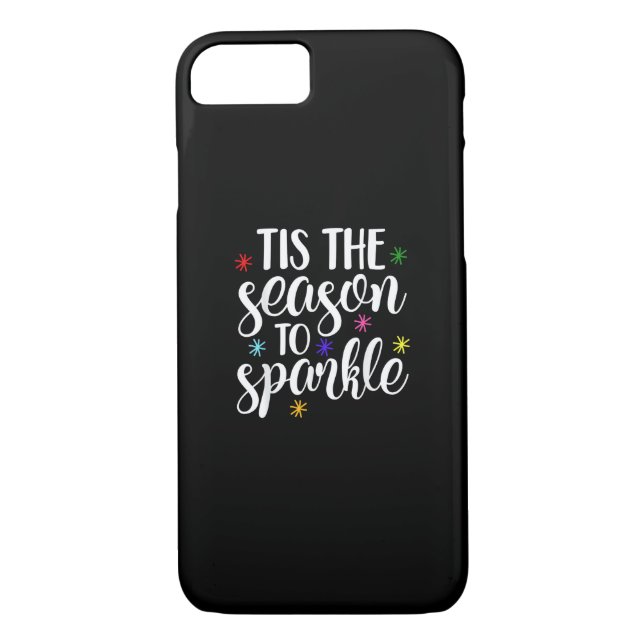 Tis Season To Sparkle Retro Classic Case-Mate iPhone Case (Back)