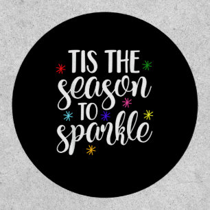 Tis Season To Sparkle Retro Classic Patch