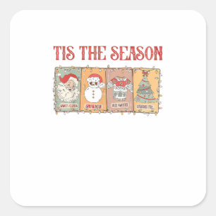 Tis Seasoning Crawfish Boil Seafood Party Lobster Square Sticker