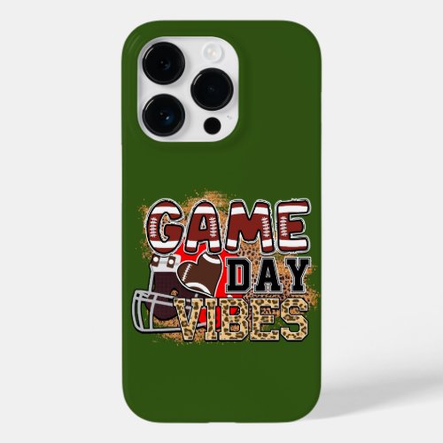 Tis the Football Season Case_Mate iPhone 14 Pro Case