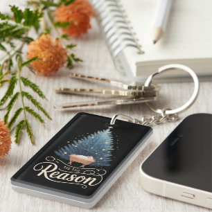 Tis The Reason Christian Religious Christmas Bible Keychain