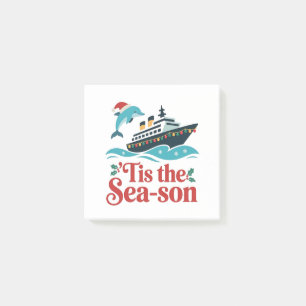 tis the sea-son Funny Cruising Family Matching Post-it Notes