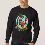 Tis The Sea-Sun Funny Santa Beach Summer Christmas Sweatshirt<br><div class="desc">Tis The Sea-Sun Funny Santa Beach Summer Christmas In July</div>